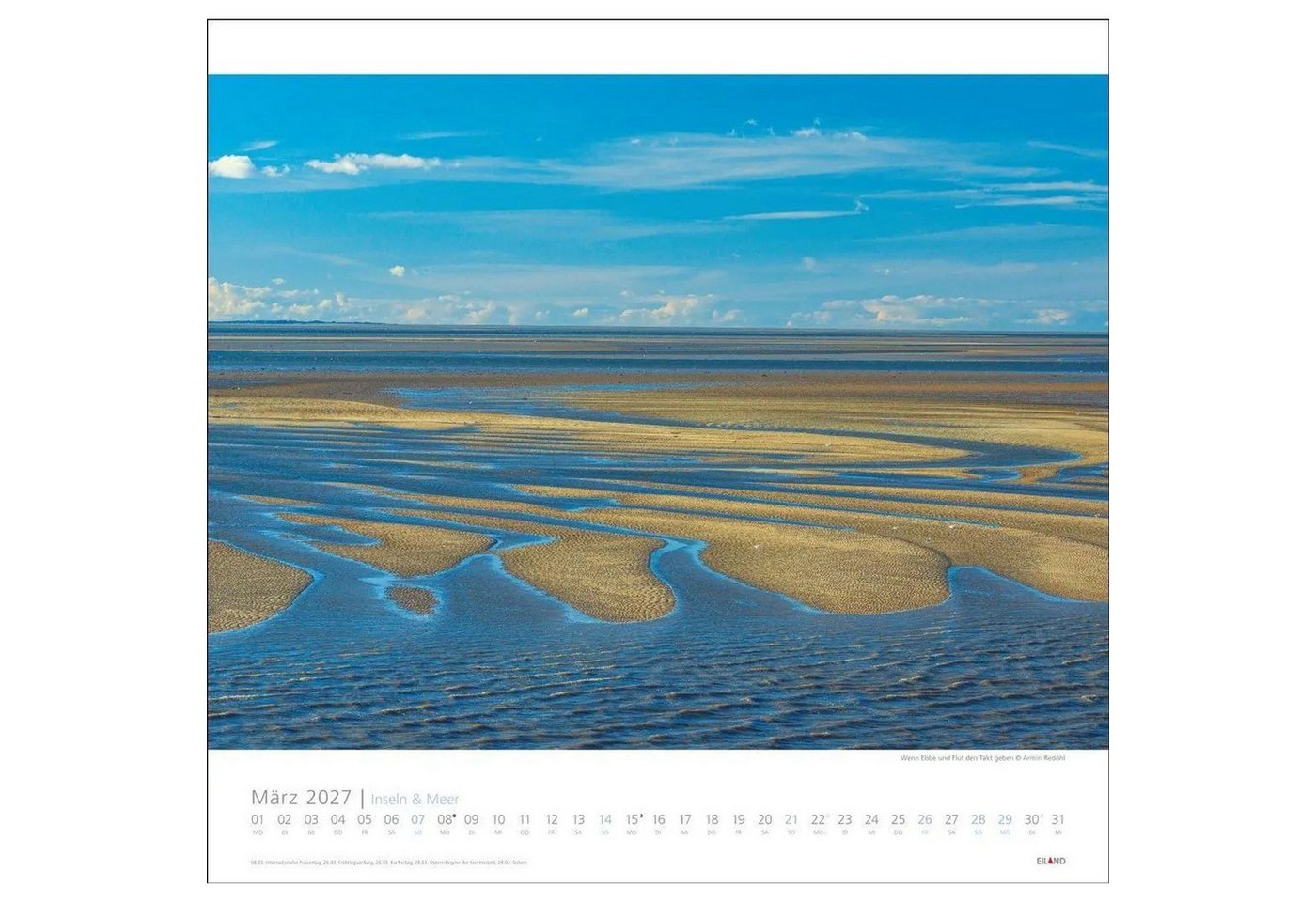 Wandkalender Inseln und Meer Edition Kalender 2027 Bild 4