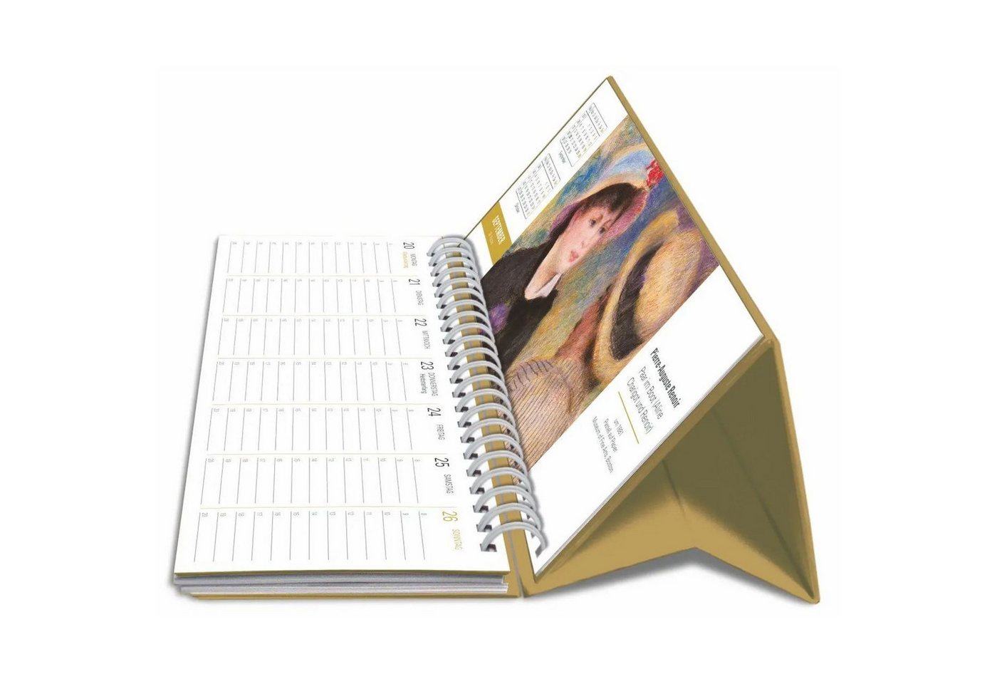 Harenberg Kalender Verlag Kunstkalender Die Welt der Kunst Premium-Tischplaner 2027 - Wochenkalender mit 53... Bild 4