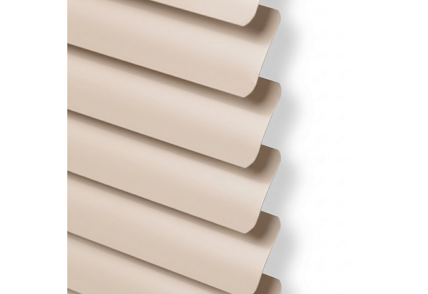 Victoria M. Jalousie Aluminium Jalousie, 45 x 130 cm, creme matt, mit Bohrenohne Bohren, freihängend, Sicht- Licht- und Blendschutz, inkl. Klemmclips Bild 4