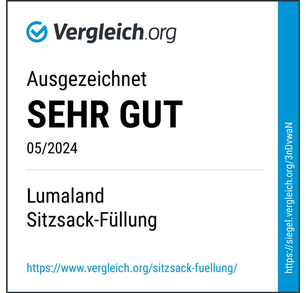 Lumaland EPS-Perlen EPS Perlen Pack, 430L Styroporkugeln, ideal als softe Sitzsack Füllung, anpassungsfähiges Mikroperlen Füllmaterial für Kissen & DIY-Projekte Bild 5