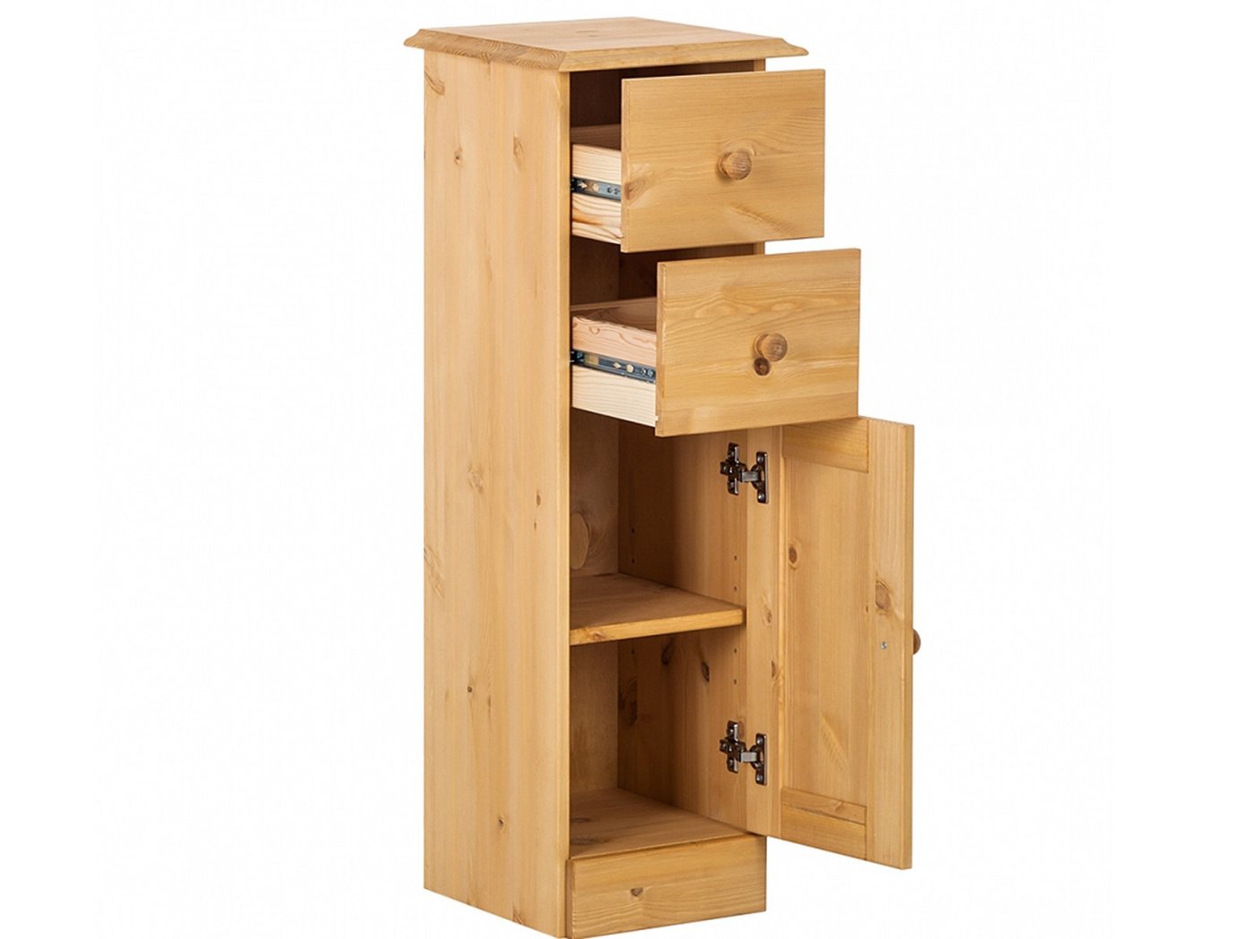 freiraum Badkommode Arvid, in Natur, Kiefer - 30x90x30cm (BxHxT)