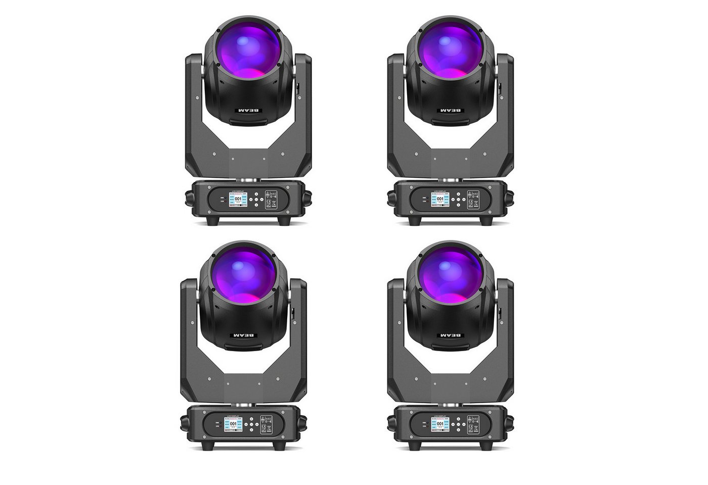 ZonQoonz Discolicht 280W Moving-Head-Scheinwerfer Regenbogeneffekt für Hochzeiten Partys Bild 5
