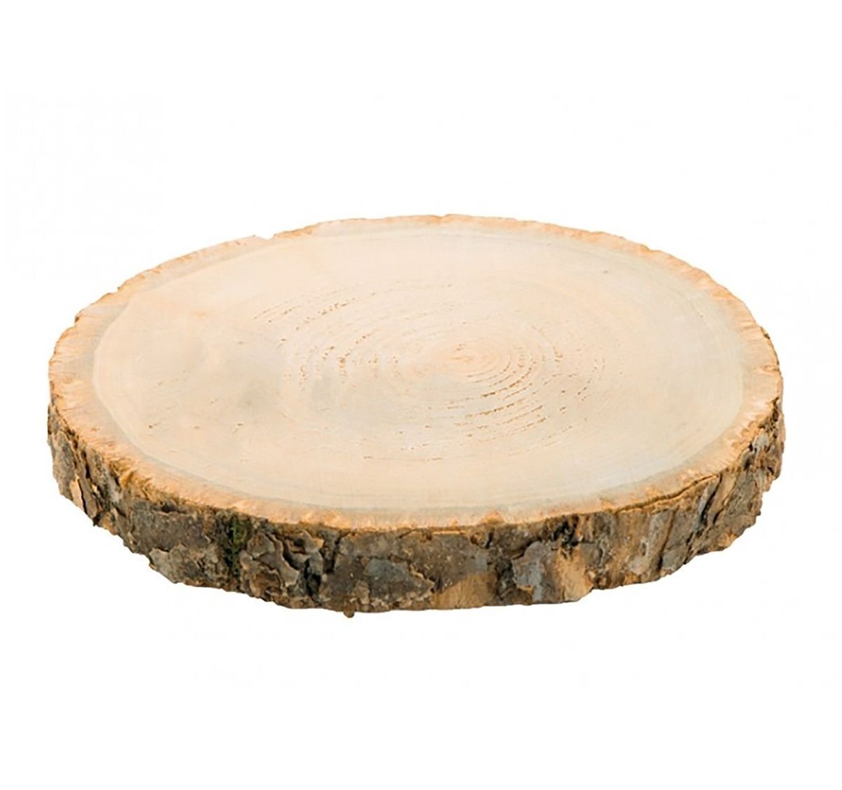 CHAKS Rindenscheiben Holzscheiben 24cm Durchmesser Bild 2