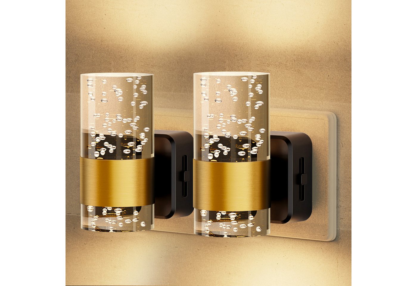 LOHAS-LED LED Nachtlicht LED Nachtlicht Steckdose, zylindrisches Acryl-Nachtlicht Bild 3