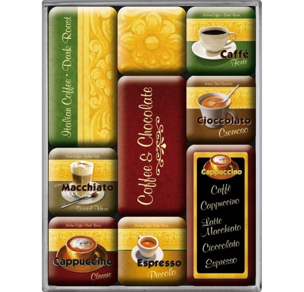 Nostalgic-Art Magnet 9tlg. Magnetset - Coffee & Chocolate Bild 2