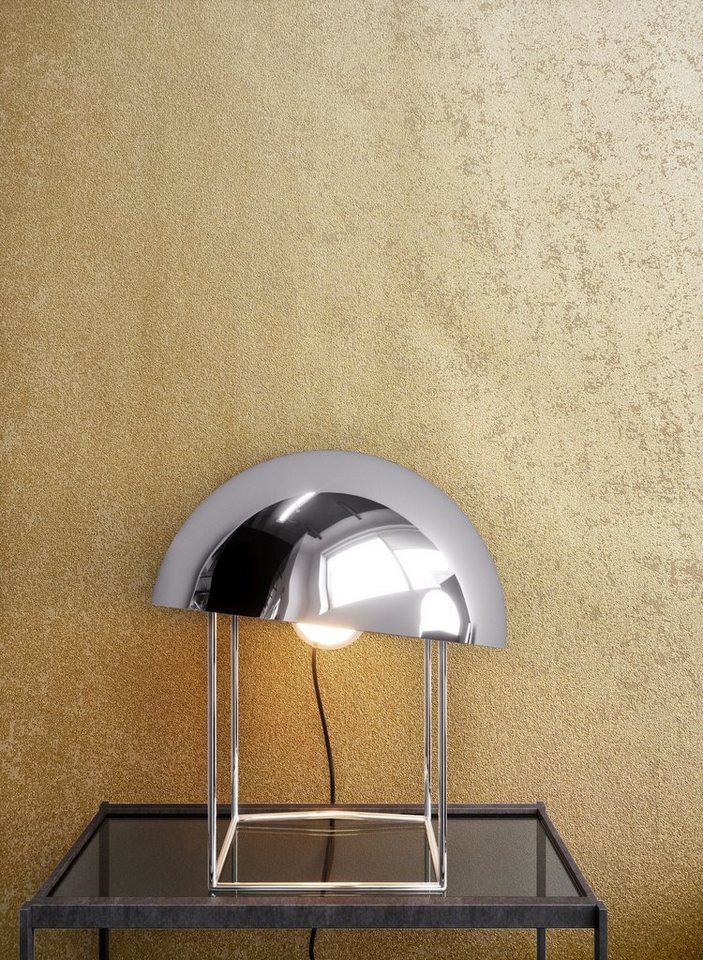 Newroom Vliestapete Aurum Tapete Tapete,Uni,Beton Glamour, modern Bild 2