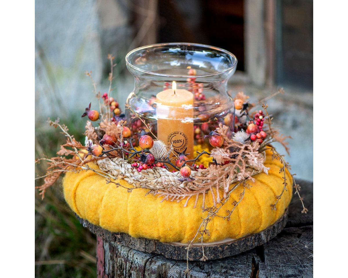 Florists Products Streudeko Künstliche Herbstdekoration Disteln Beeren Farn 65cm