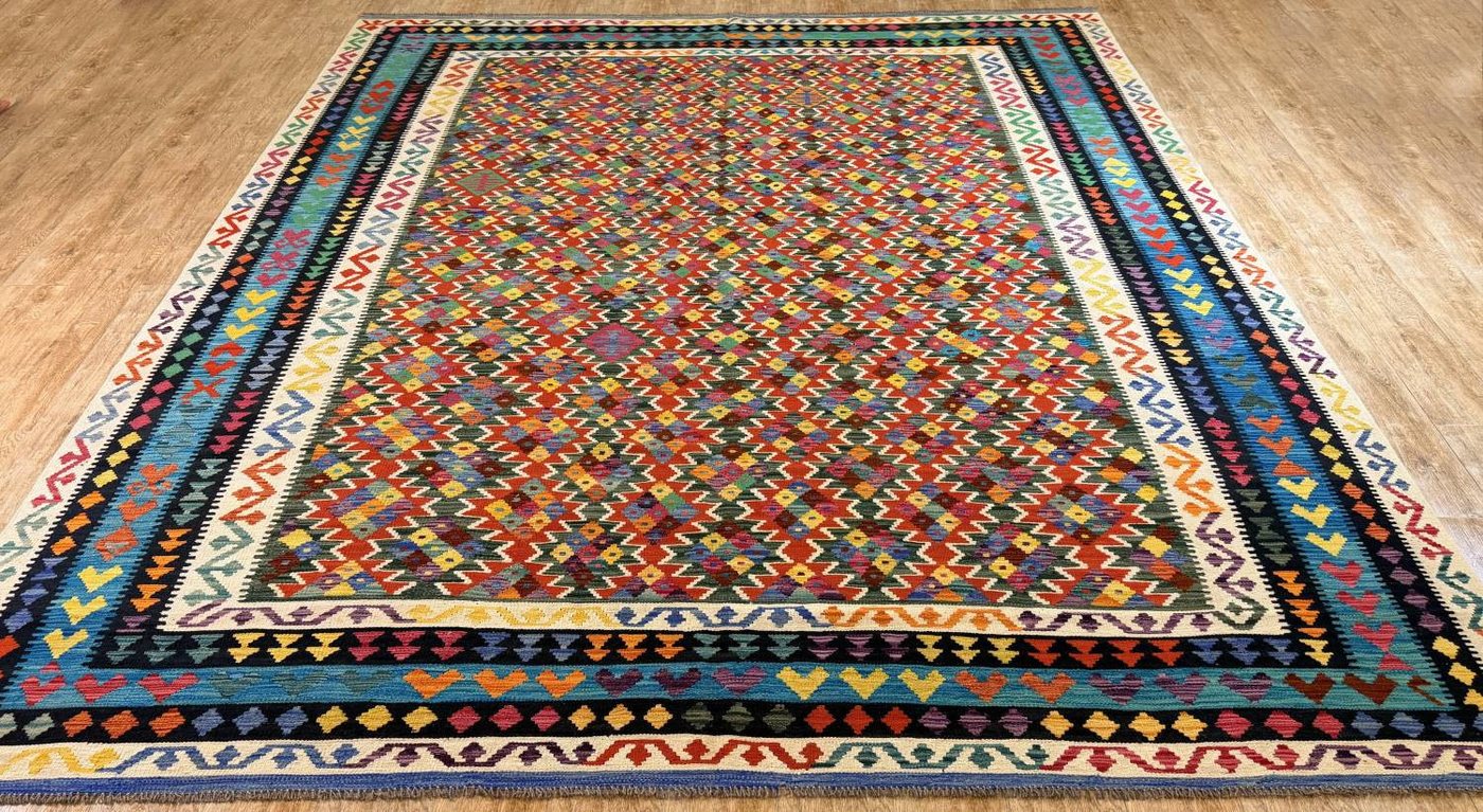 Rug Studios Teppich KELIM ORIGINAL HANDGEARBEITET, Rechteckig, Höhe: 5 mm, Handgefertigt, 309 x 386 cm, Multi Bild 3