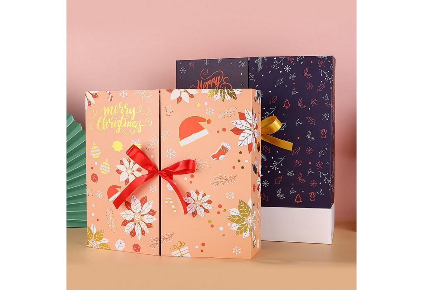 LuxusKollektion befüllbarer Adventskalender Adventskalender zum Befüllen 24 Boxen Gelb Bild 4