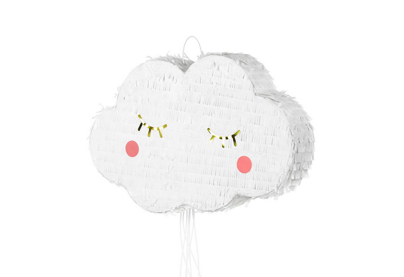 partydeco Pinata, Piñata 32x50x9cm Wolke zum Befüllen Weiß Bild 5