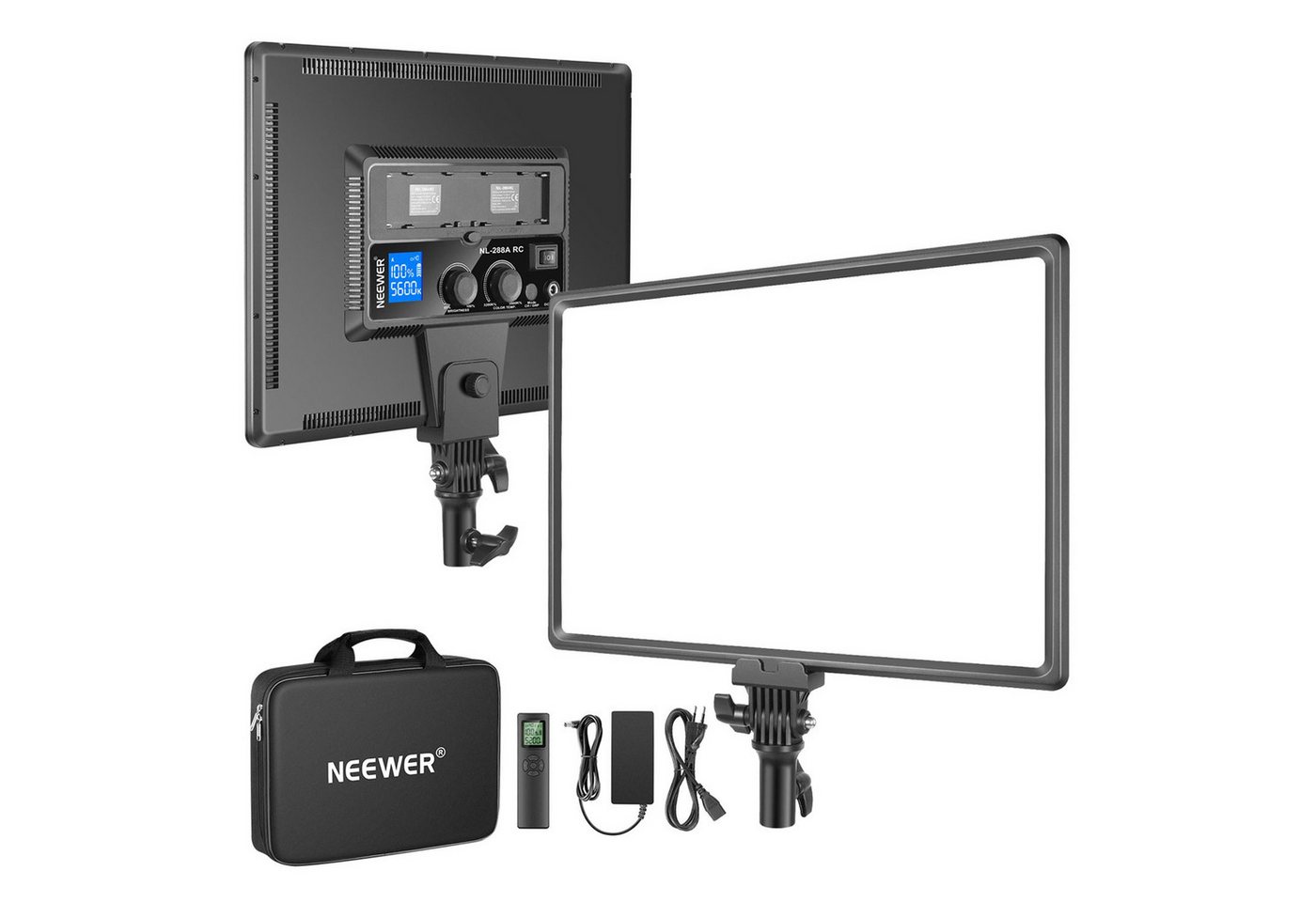 Neewer Videoleuchte Neewer Dauerlicht NL-288ARC LED-Flächenleuchte mit Fernbedienung, Videografie, Fotografie, Content-Creator, Filmemacher