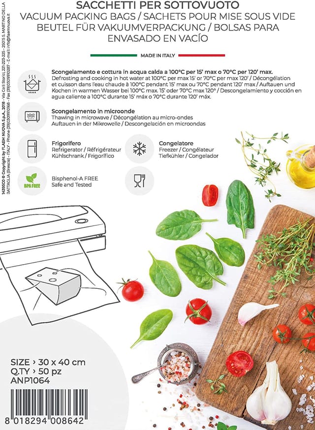 ANP1064 Zubehör und Verbrauchsmaterial de Vakuumversiegler Vakuumversiegelungsbeutel für Vakuumverpackungsmaschinen - Magic Vac