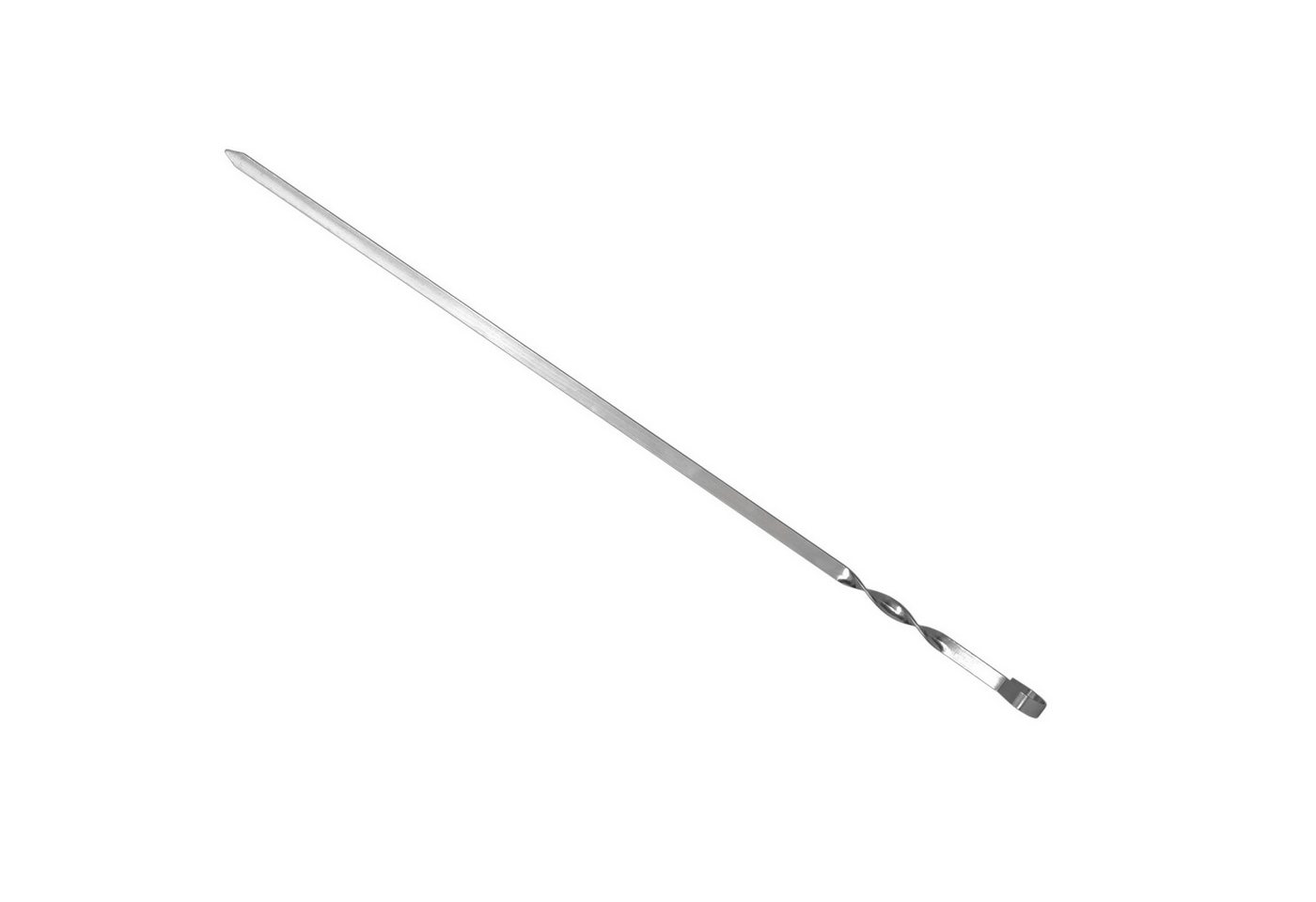 BIG-PAN Grillbesteck-Set BBQ Set 12-teilig – Edelstahl Grillspieße 550 mm Schaschlikspieße Bild 3