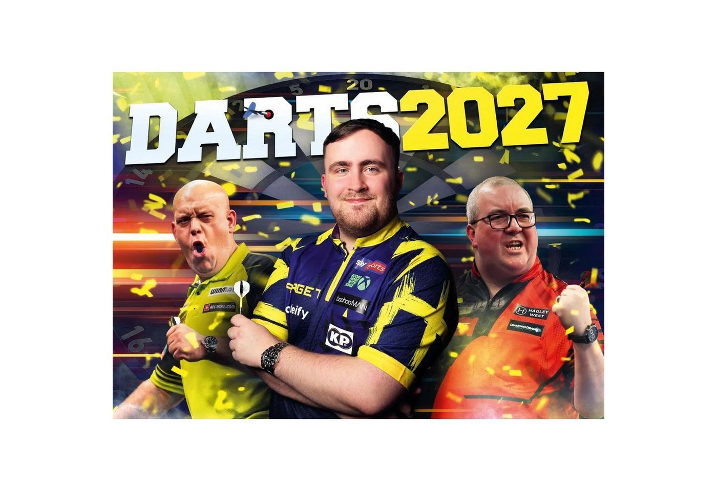 Wandkalender Darts Kalender 2027 Bild 2
