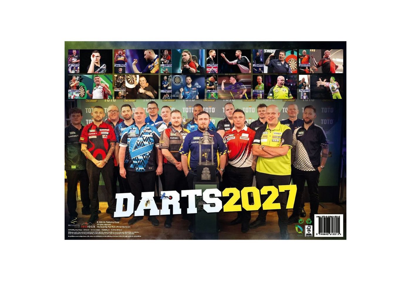 Wandkalender Darts Kalender 2027 Bild 4