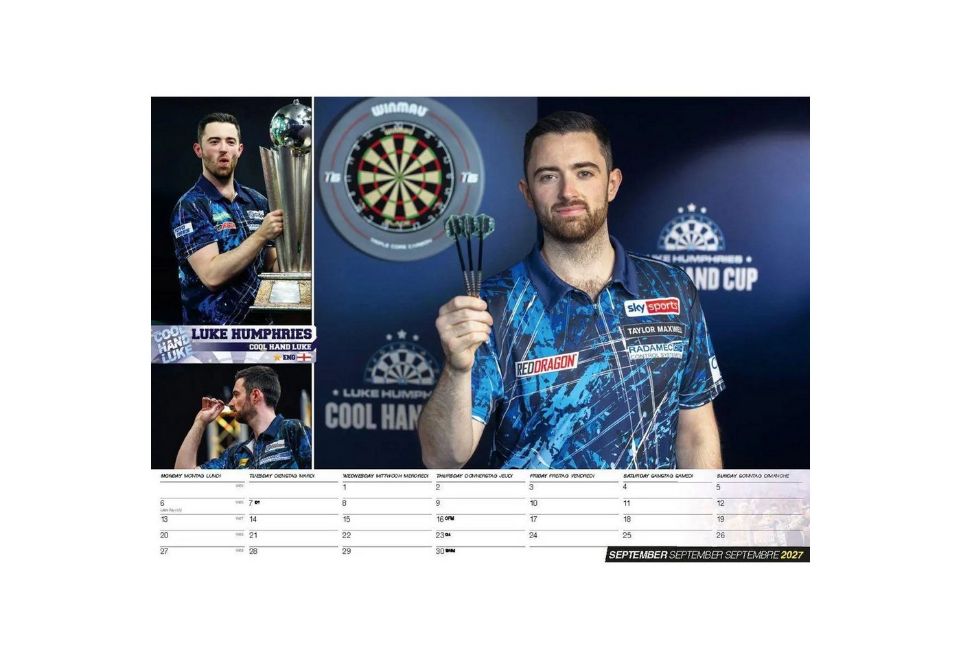 Wandkalender Darts Kalender 2027 Bild 5