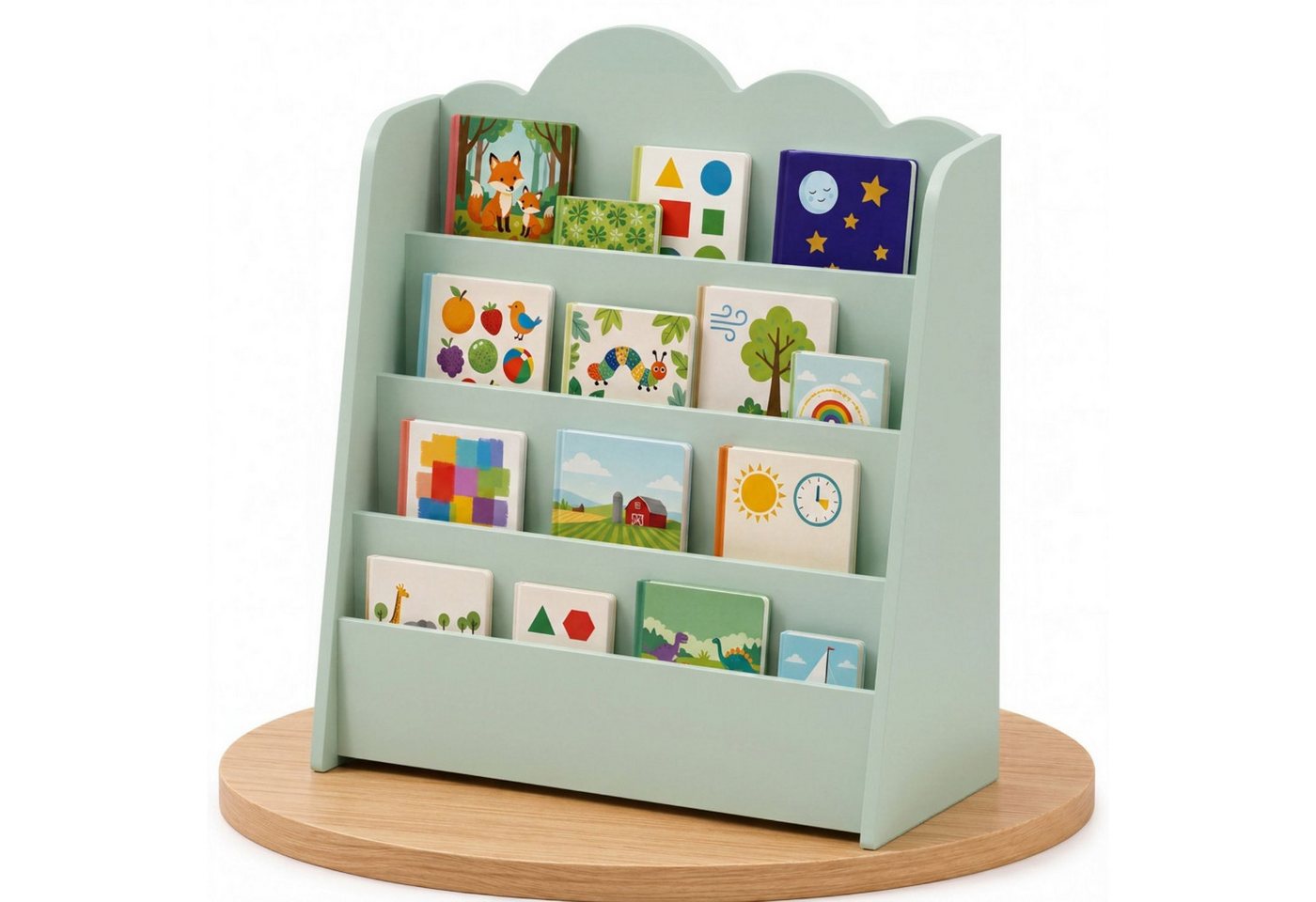 Coemo Standregal CLOUDY, Truhe Holz, Aufbewahrungskiste, Aufbewahrungsbox in Mintgrün Bild 5