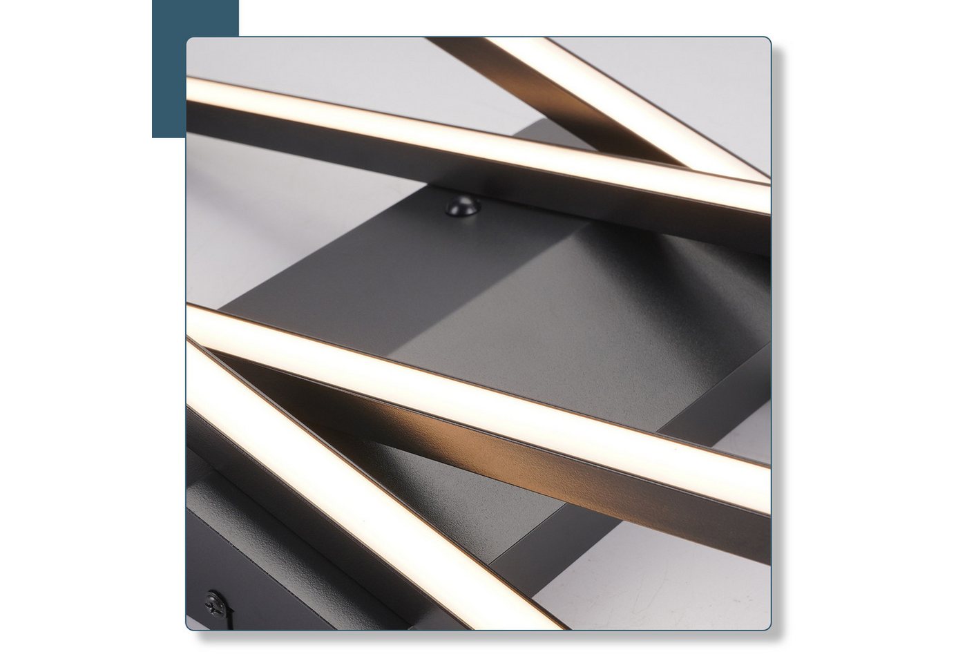 ZMH LED Deckenleuchte Deckenlampe Moderne 67/75cm Wohnzimmer Esszimmer CCT/mit FB, LED fest integriert, 3000-6500K, Timer-Funktion Schlafzimmerlampe mit Fernbedienung Bild 4