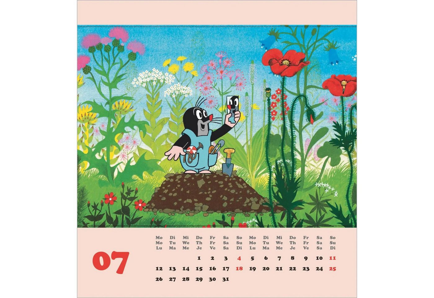 Wandkalender Der kleine Maulwurf 2027
