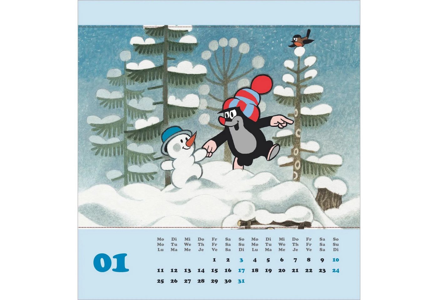 Wandkalender Der kleine Maulwurf 2027 Bild 2