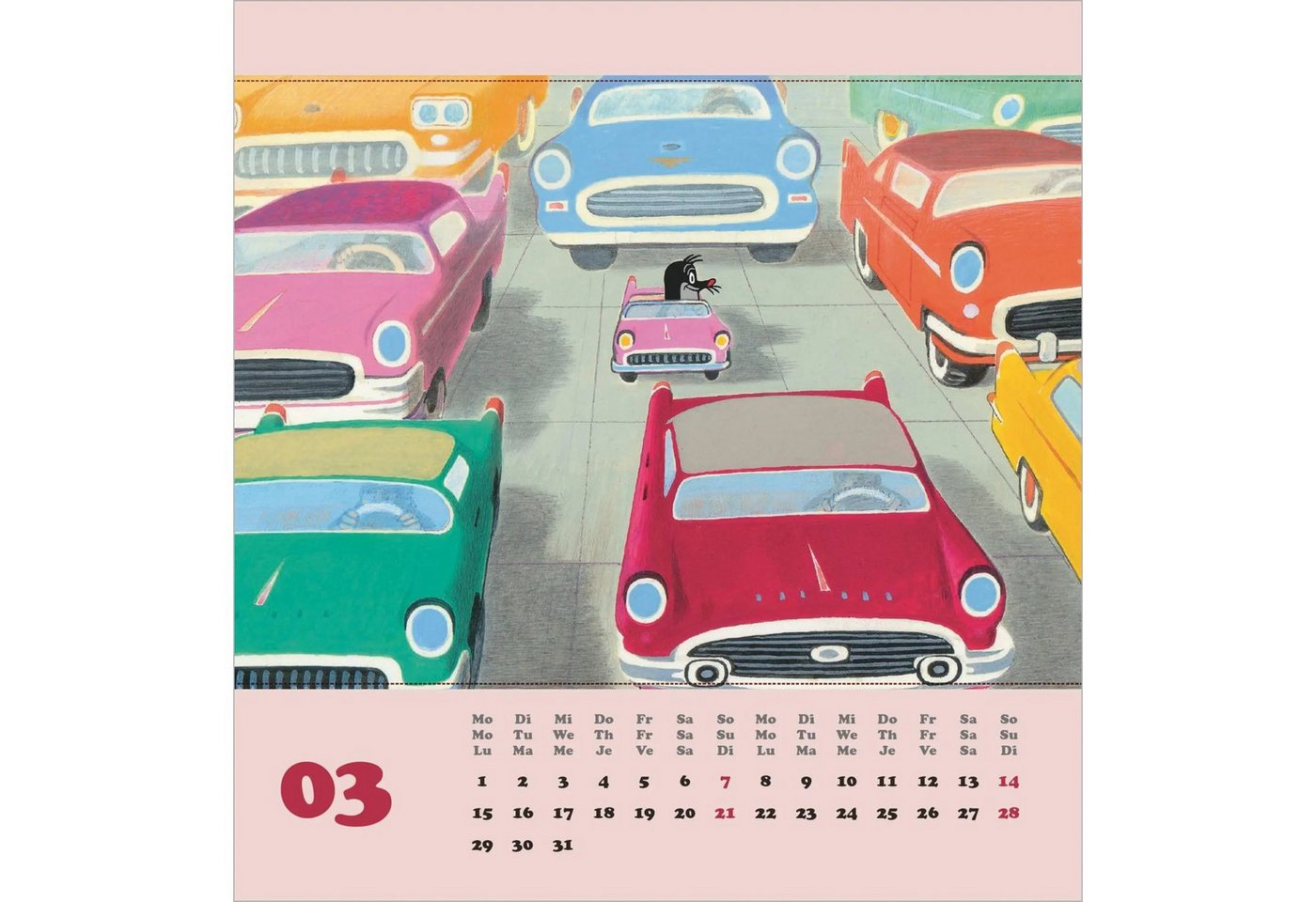 Wandkalender Der kleine Maulwurf 2027 Bild 4
