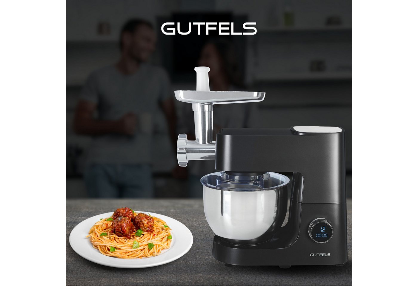 Gutfels Küchenmaschinen Zubehör-Set FAKITCHEN 5010, Zubehör für KITCHEN 5010, Vielseitige Aufsätze – perfekte Ergebnisse für jede Zubereitung Bild 2
