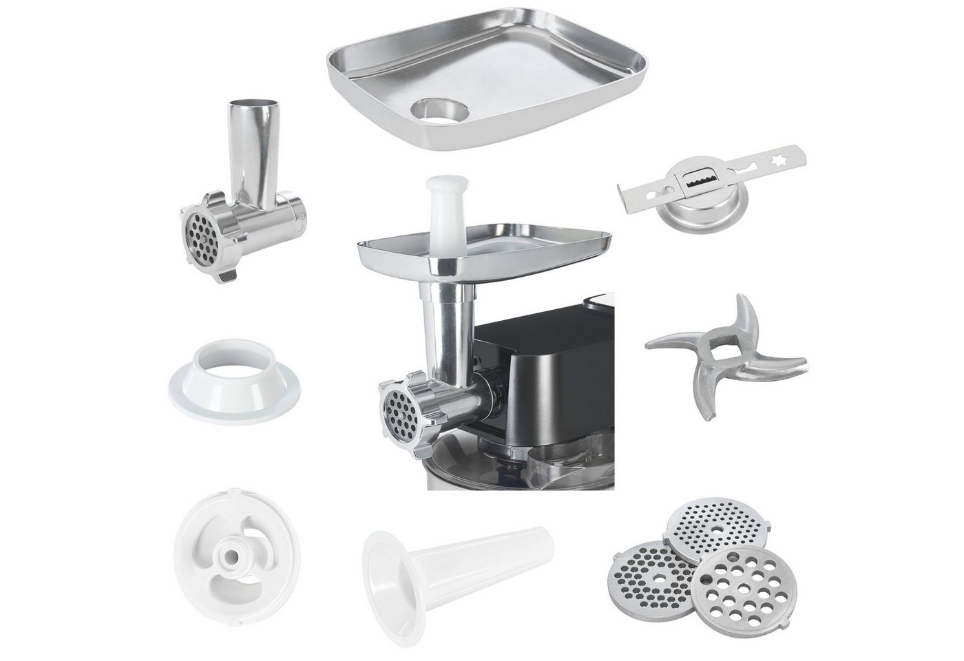 Gutfels Küchenmaschinen Zubehör-Set FAKITCHEN 5010, Zubehör für KITCHEN 5010, Vielseitige Aufsätze – perfekte Ergebnisse für jede Zubereitung Bild 3