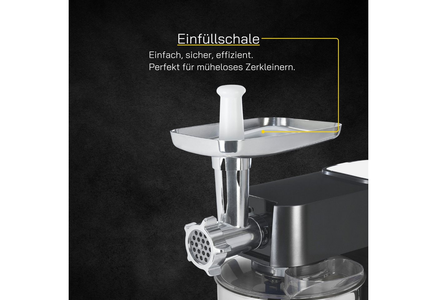 Gutfels Küchenmaschinen Zubehör-Set FAKITCHEN 5010, Zubehör für KITCHEN 5010, Vielseitige Aufsätze – perfekte Ergebnisse für jede Zubereitung Bild 4