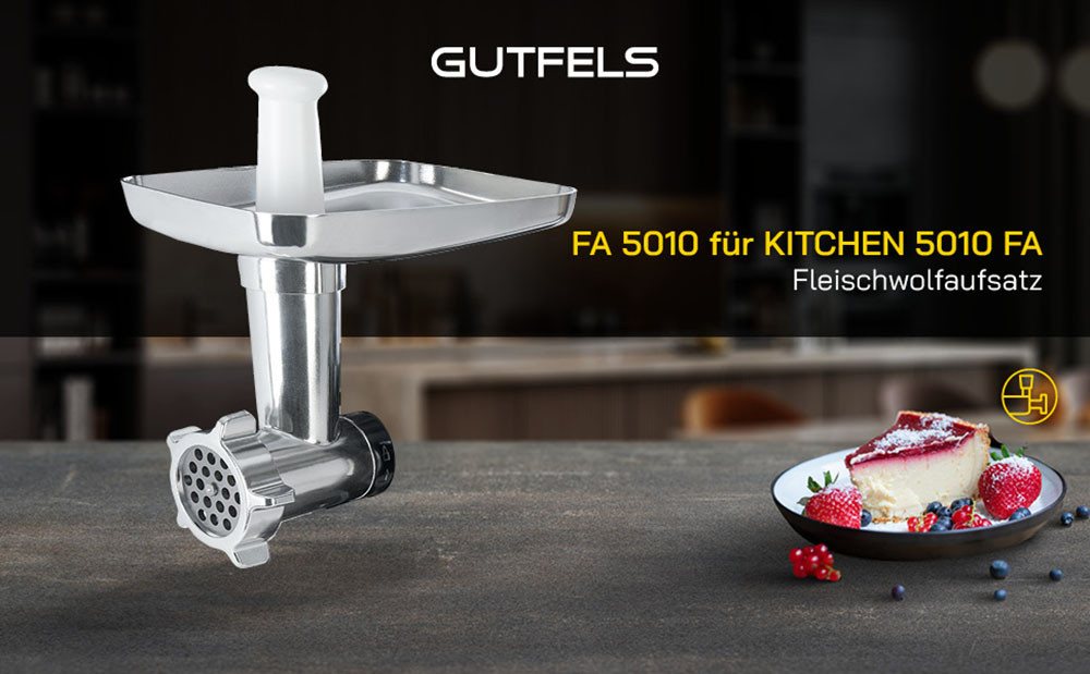 Gutfels Küchenmaschinen Zubehör-Set FAKITCHEN 5010, Zubehör für KITCHEN 5010, Vielseitige Aufsätze – perfekte Ergebnisse für jede Zubereitung Bild 5