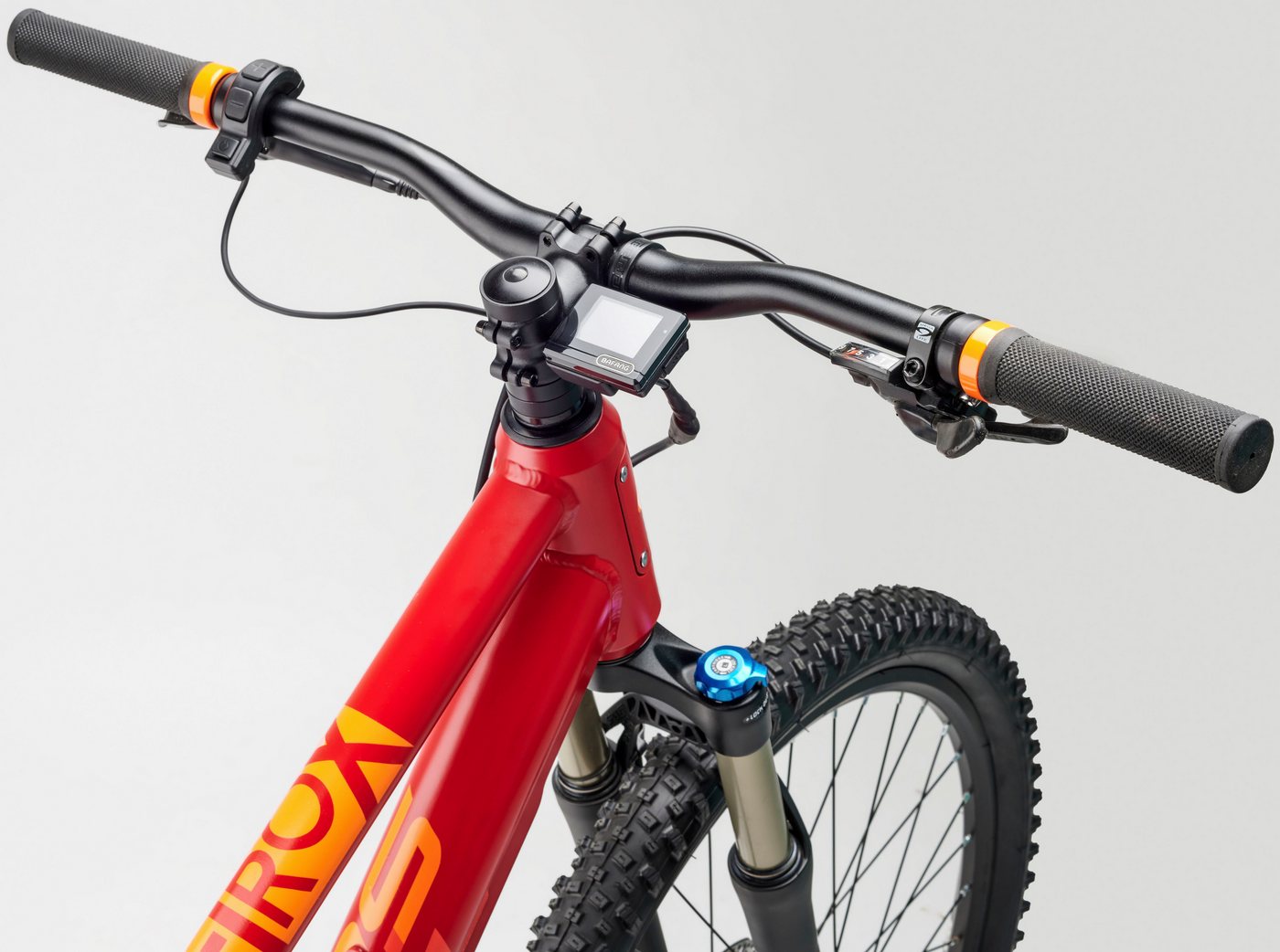 S’COOL E-Bike Mountainbike S'COOL e-troX race 24-9S Alivio - Red/Orange, 9 Gang Shimano, Kettenschaltung, Heckmotor, 252 Wh, Bafang RM G370.250.DC Nabenmotor Bild 3