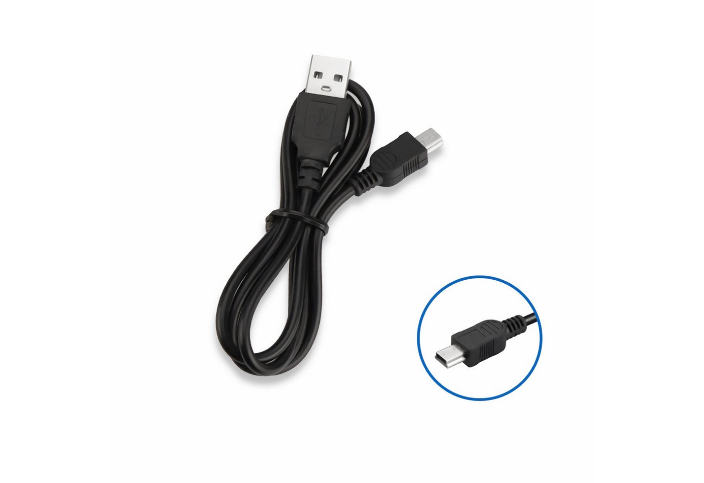 Bolwins C70 USB A auf mini USB Stecker USB Kabel Ladekabel für PC Laptop 100cm USB-Kabel, USB 2.0 Typ A Stecker, Mini-USB 5-Pin Stecker (100 cm), Plug & Play, für MP3-Player, Kamera & mobile Geräte