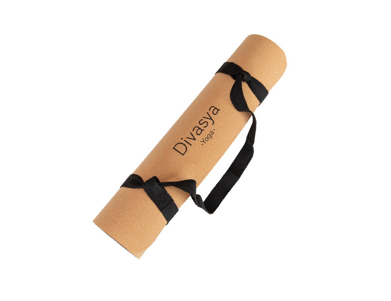 DIVASYA Yogamatte Leichte Yogamatte aus Kork & TPE, rutschfest & dämpfend