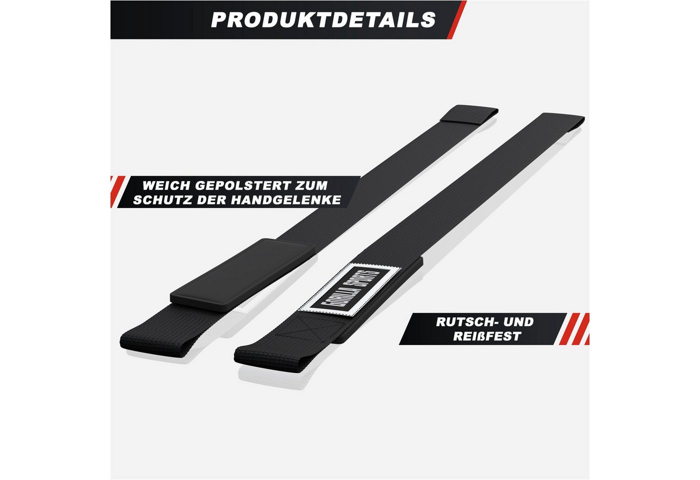 GORILLA SPORTS Trainingshilfe Zughilfen 2er Set Bild 3
