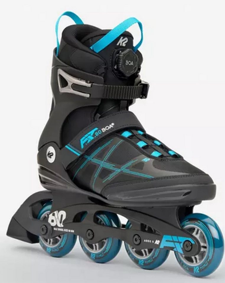K2 Inlineskates K2 F.I.T. 80 Boa Herren Inline Skates Inliner black blue 30H0000 Bild 4