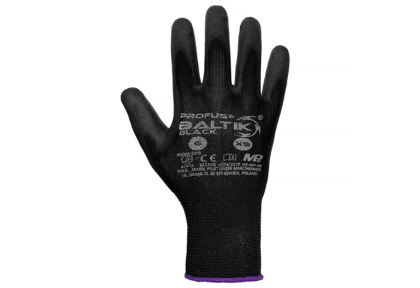 Profus Arbeitshandschuh-Set 12 Paar Handschuhe Arbeitshandschuhe Mechanikerhandschuhe Schwarz