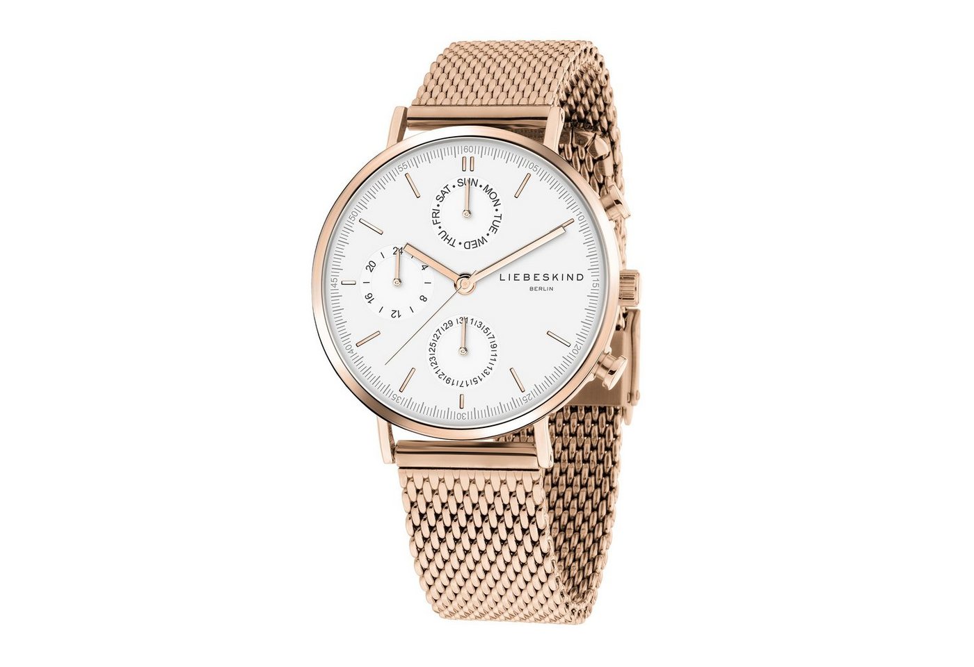 Liebeskind Berlin Multifunktionsuhr The Round Multifunction Edelstahl Bild 3