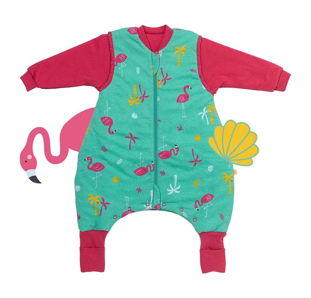 Schlummersack Kinderschlafsack Bio Schlafsack mit Füßen und umklappbaren Bündchen, 2.5 Tog Bild 2