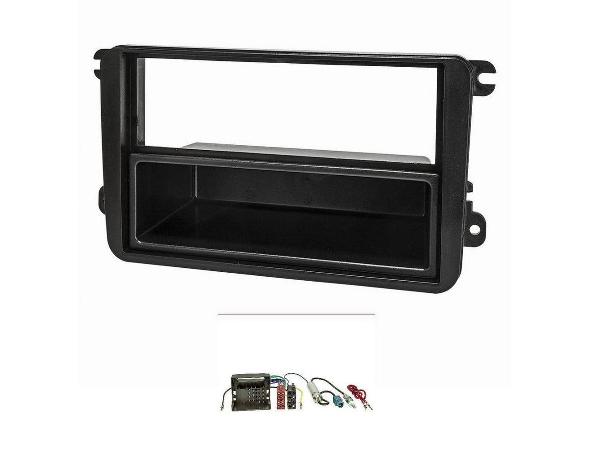 tomzz Audio Radioblende Set passt für VW Golf 5 V 6 VI Touran Passat 3C Caddy EOS Autoradio Bild 4