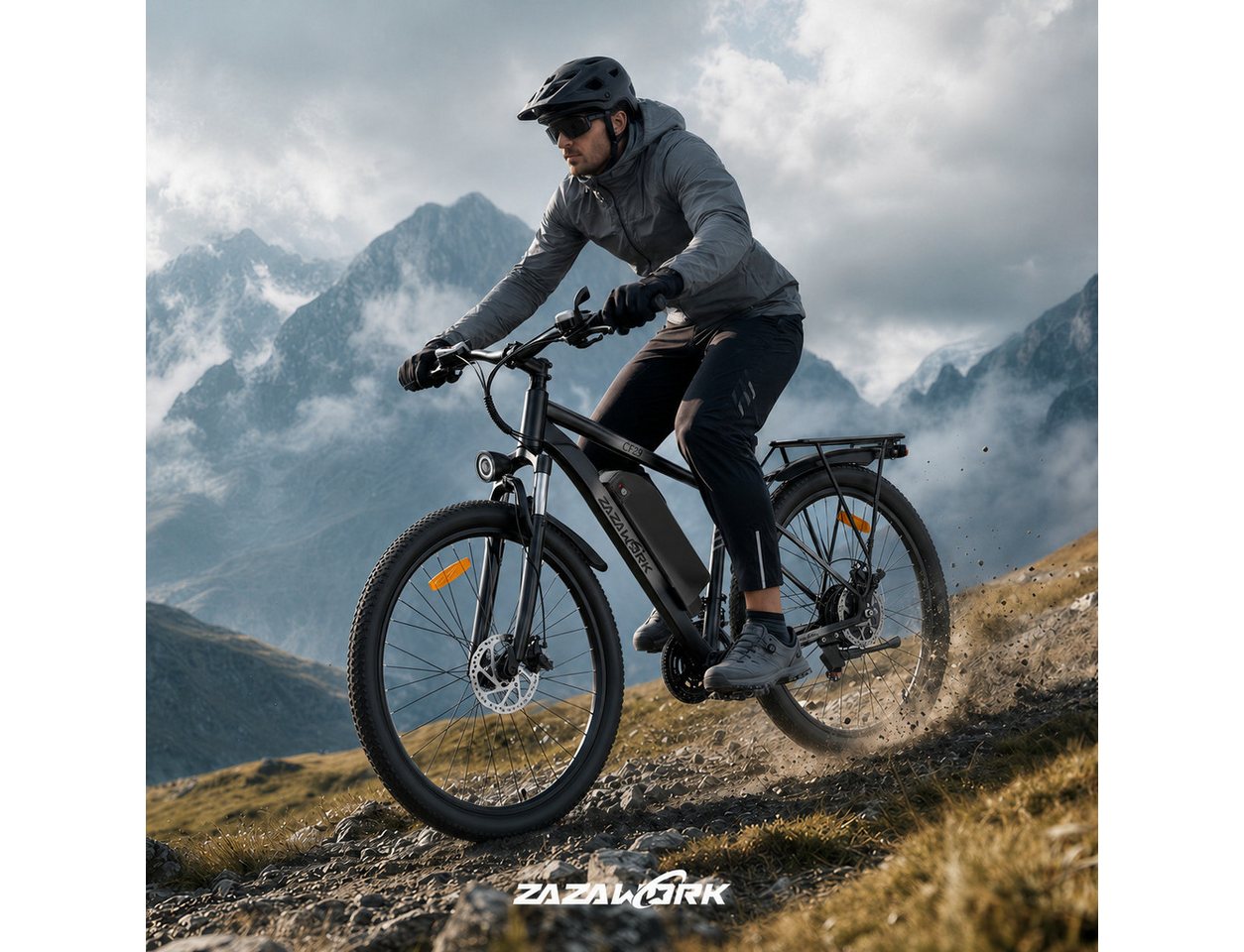 SSY E-Bike Elektrofahrrad fur Erwachsene, Heckmotor, (Komfortables E-Bike), 48V 15Ah herausnehmbarer Lithium-Akku Bild 4