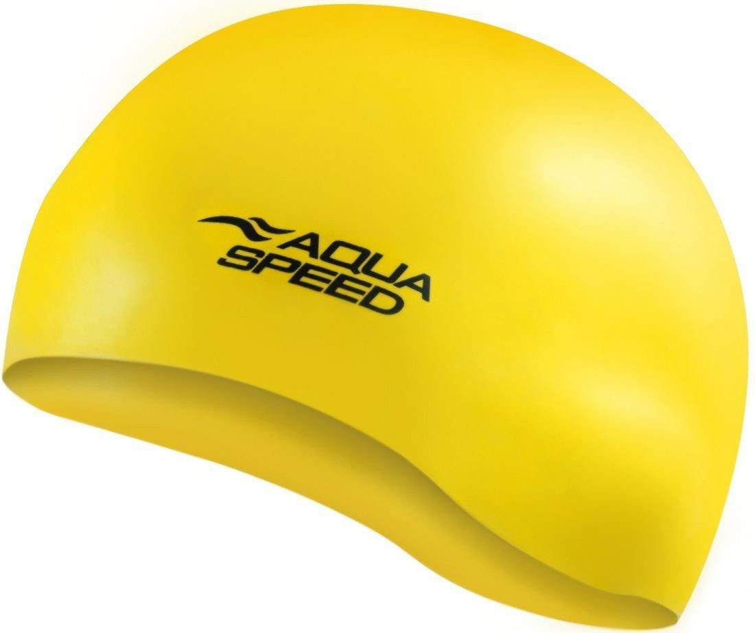 Aqua Speed Badekappe Badehaube mit klassischem Mono-Design Strapazierfähig & flexibel, Leicht & rutschfest – Komfort für Schwimmen & Aqua-Fitness Bild 2