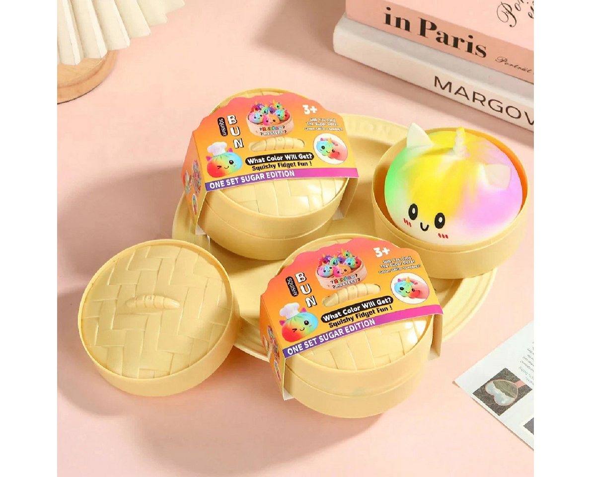 ak tronic Anti-Stress-Ball Squeezy Einhorn Dumplings 8,5cm Bild 2