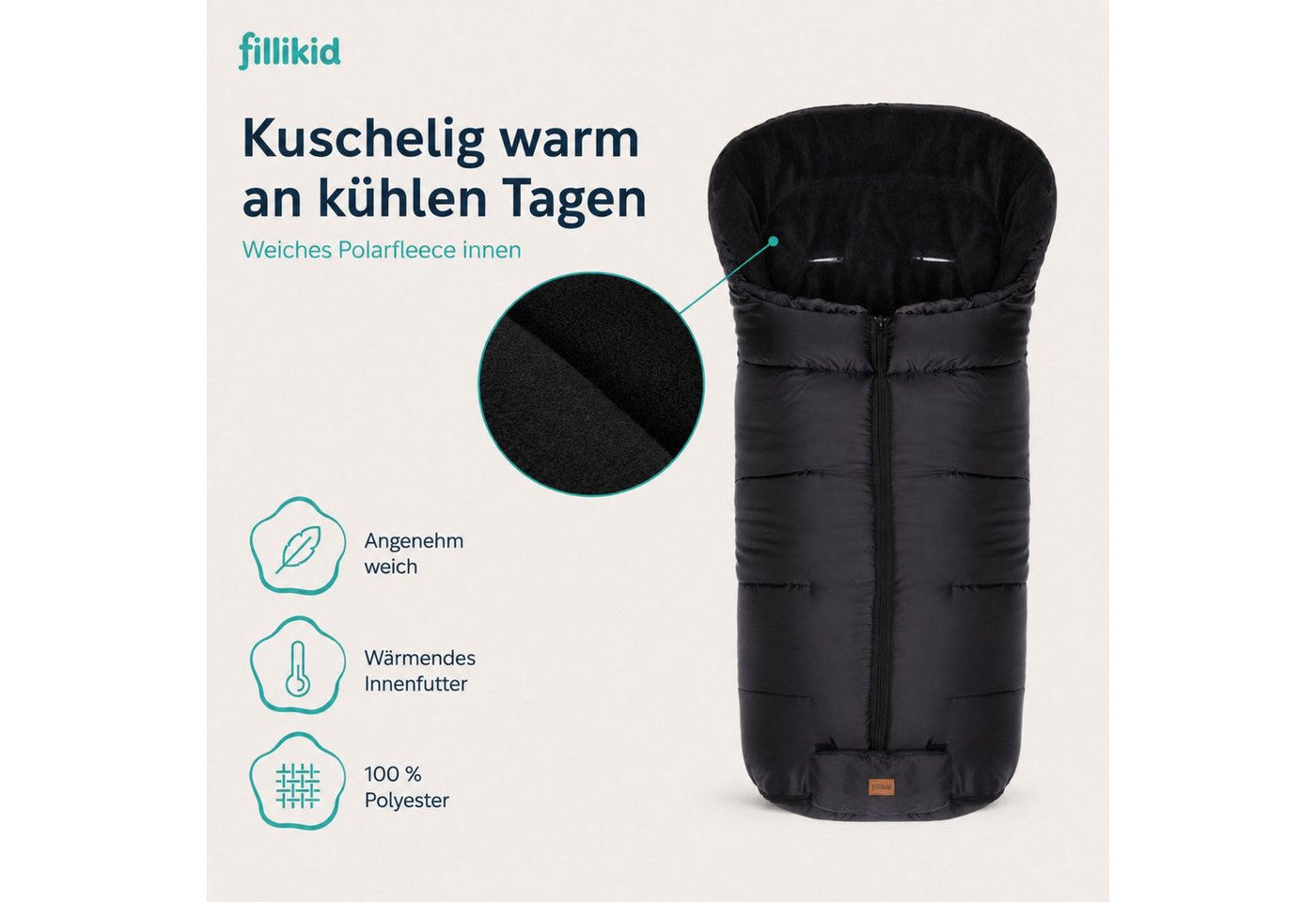 Fillikid Fußsack Winterfußsack Eco BIG Bild 3