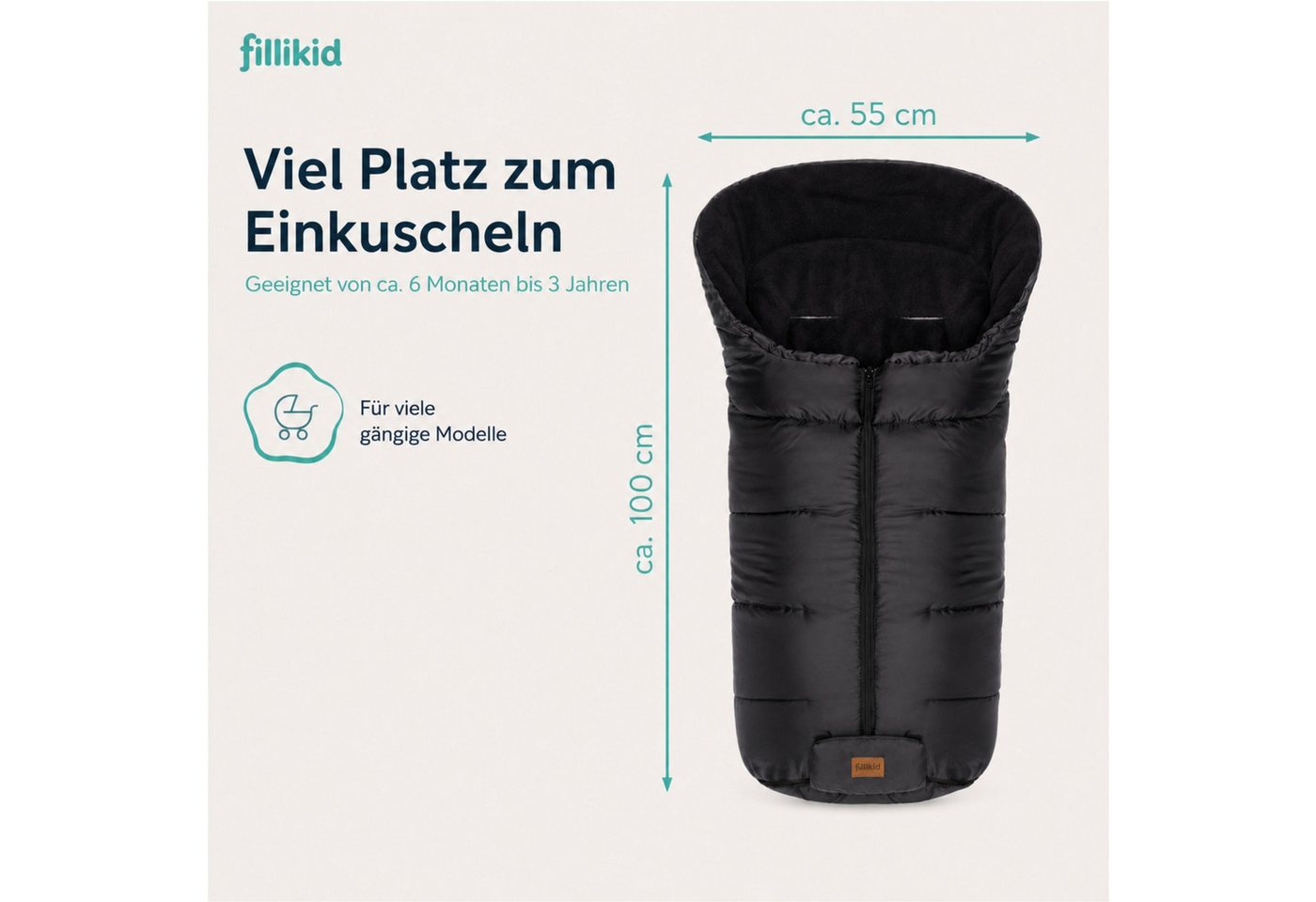Fillikid Fußsack Winterfußsack Eco BIG Bild 4