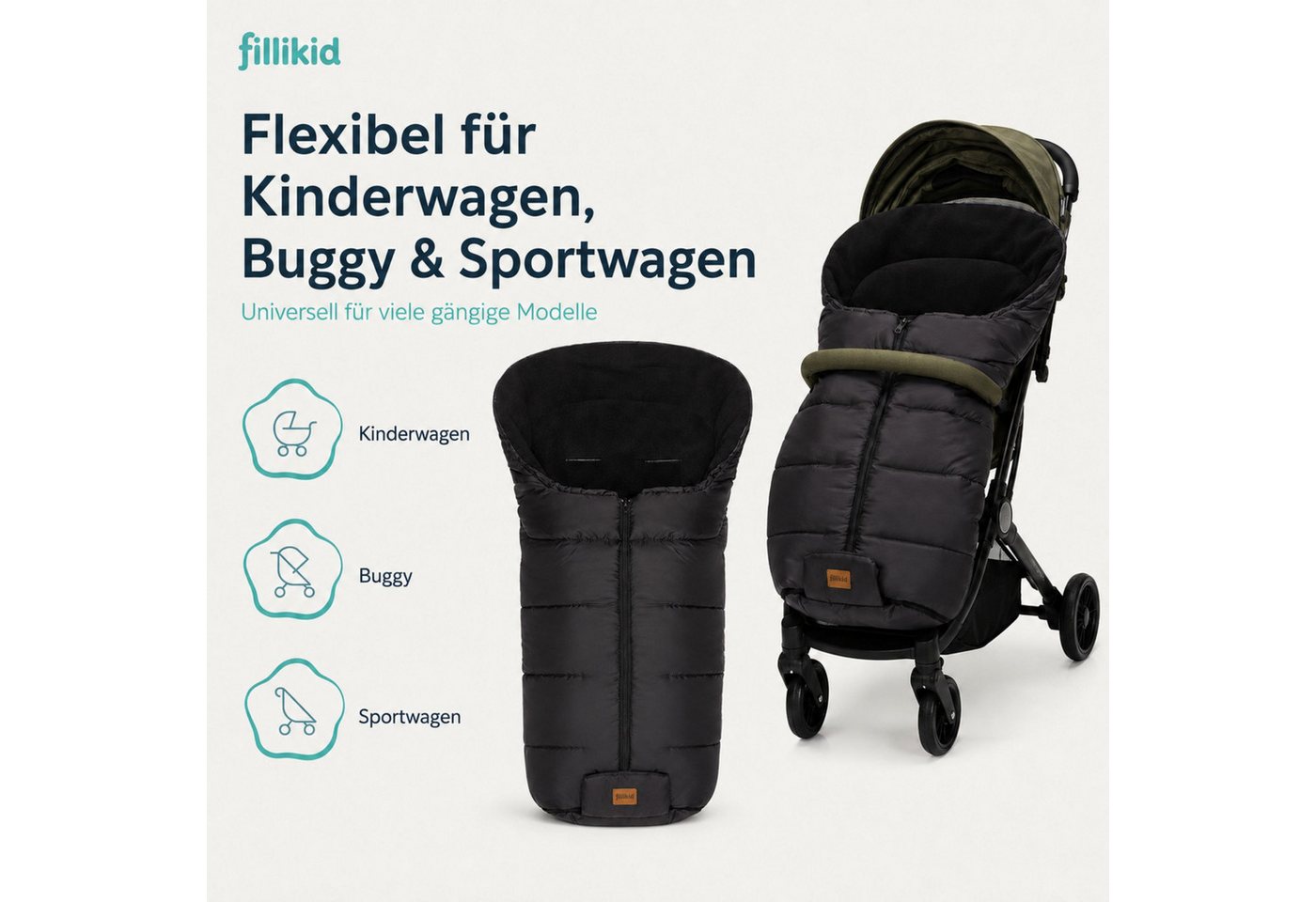 Fillikid Fußsack Winterfußsack Eco BIG Bild 5