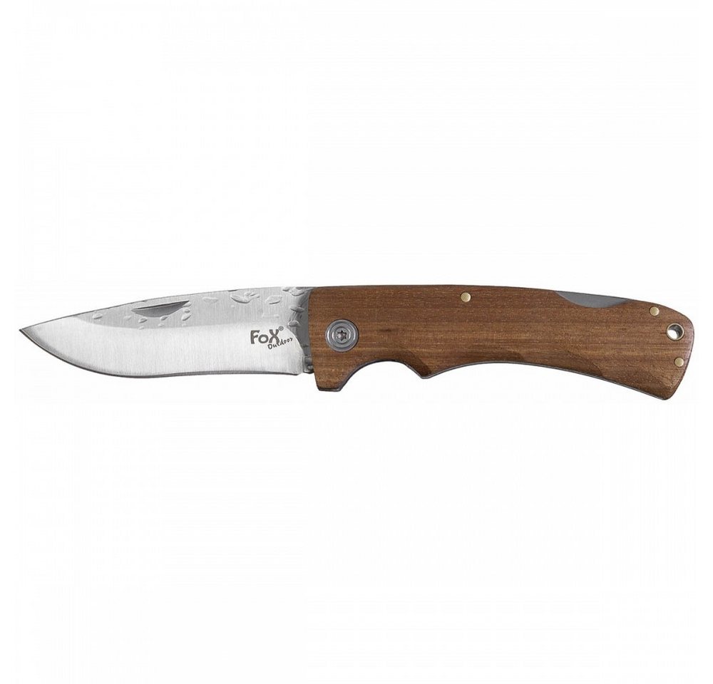 MFH Taschenmesser FoxOutdoor Klappmesser mit Holzgriff und Back-Lock. Bild 2
