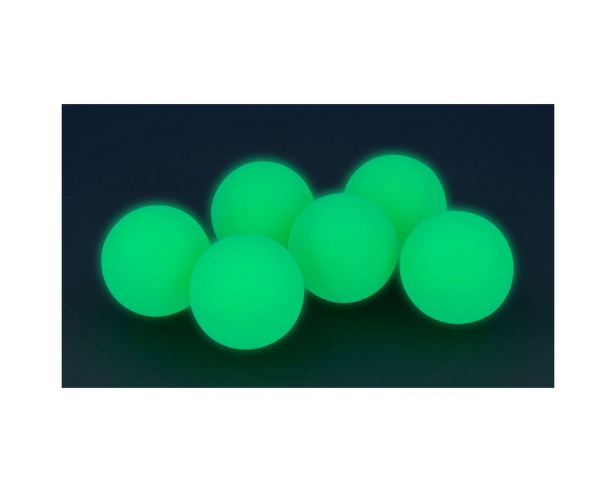 Sunflex Tischtennisball Glowing/Leuchtend grün - 6 Stück