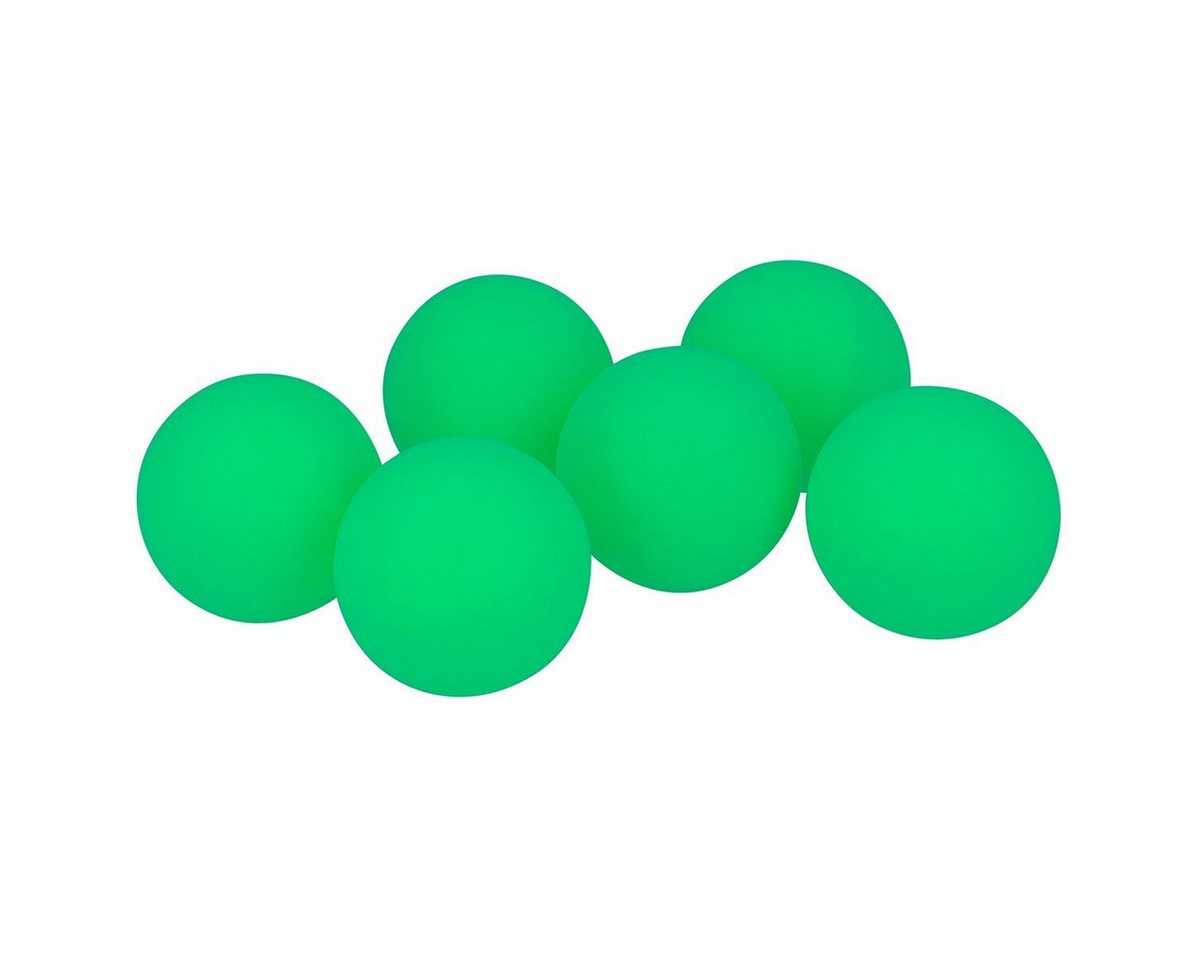 Sunflex Tischtennisball Glowing/Leuchtend grün - 6 Stück Bild 2