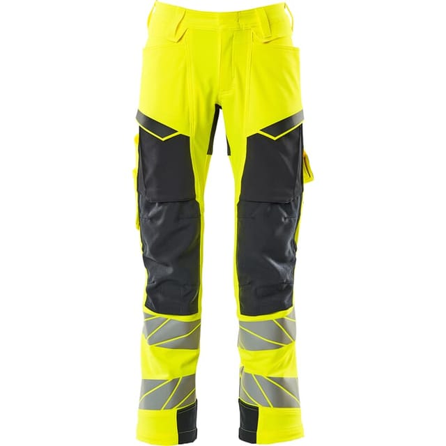 Hose mit Knietaschen 19079-511-17010 Gr. 82C60 hi-vis gelb/schwarzblau - Mascot