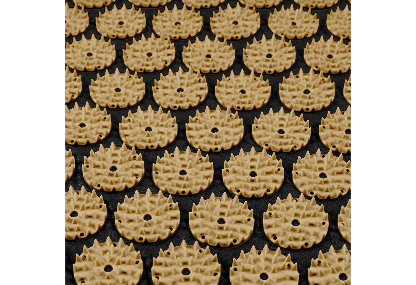 REBEL Akupressurmatte Active Gesundheitsmatte mit Akupressur-Noppen und Kissen, 110 x 42 cm, XL, goldene Noppen Bild 3