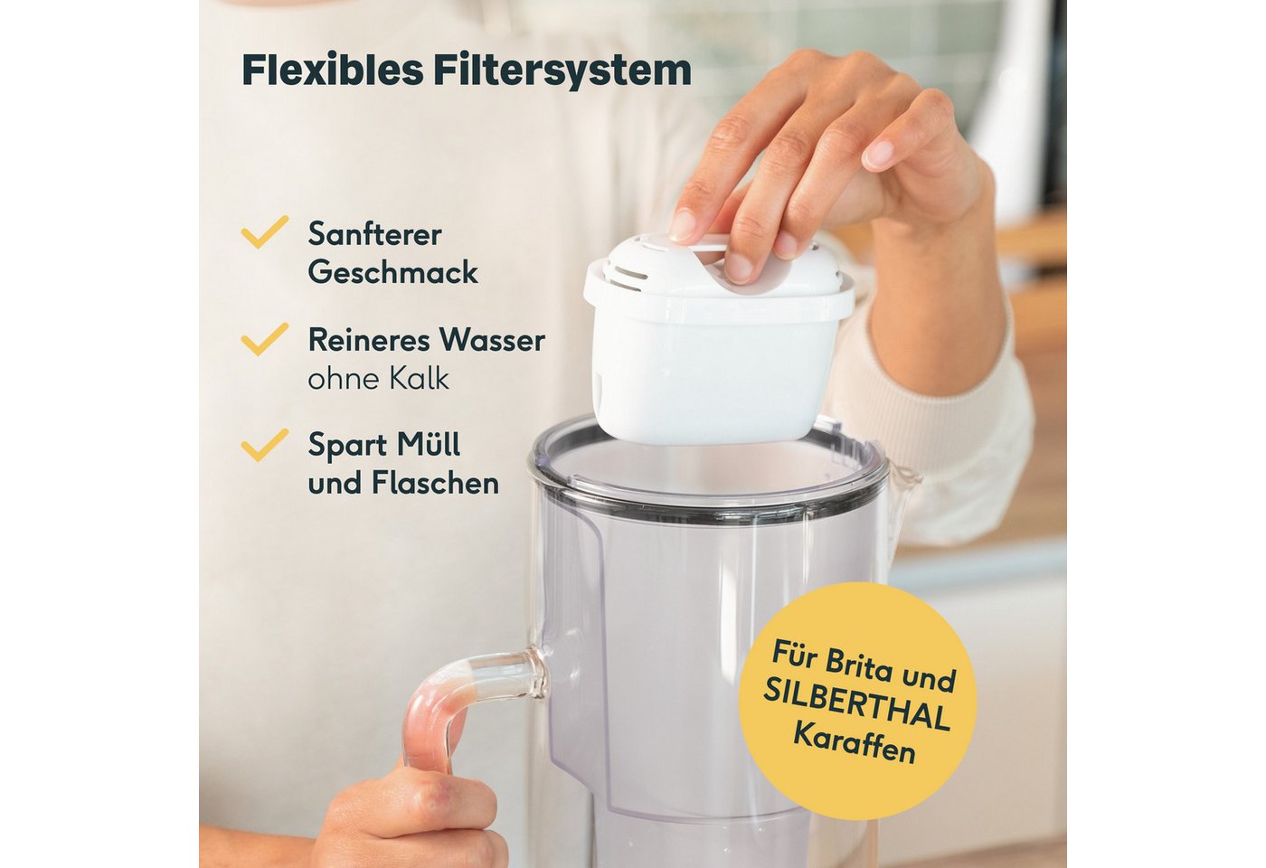 SILBERTHAL Wasserfilter Filterkartusche 12er Set